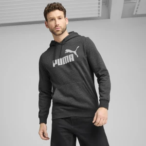 PUMA Męska bluza z kapturem Essentials z logo No. 1, Odzież, Szary