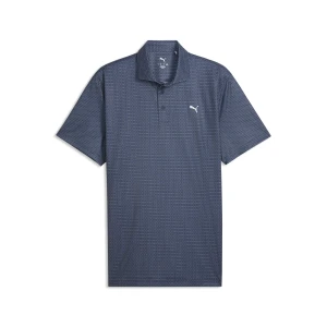 PUMA Męska golfowa koszulka polo Pure 3.0 Geo, Akcesoria, Niebieski