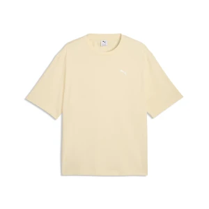 PUMA Męska koszulka Essentials Boxy o luźnym kroju, Odzież, Żółty