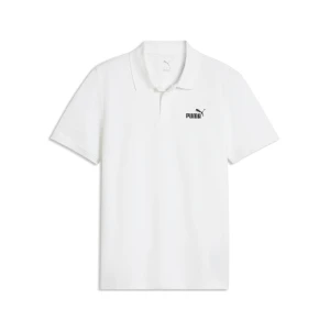PUMA Męska koszulka polo Essentials Pique, Odzież, Biały