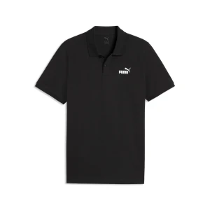 PUMA Męska koszulka polo Essentials Pique, Odzież, Czarny