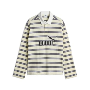 PUMA Męska koszulka rugby polo Essentials Elevated No. 1 o swobodnym kroju, Odzież, Żółty