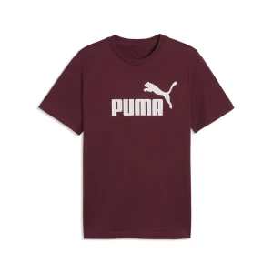 PUMA Męska koszulka z logo Essentials, Akcesoria, Czerwony