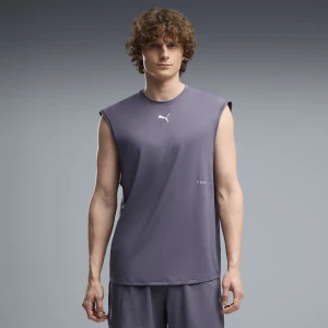 PUMA MÄ™ski luÅºny top bez rÄ™kawÃ³w Brightstride CLOUDSPUN, OdzieÅ¼, Szary Inky Depths