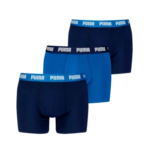 PUMA MÄ™skie bokserki (3 pary), OdzieÅ¼, Niebieski
