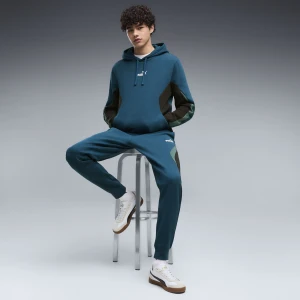 PUMA Męskie spodnie dresowe Essentials z blokami kolorów, Akcesoria, Niebieski