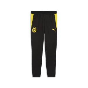 PUMA Męskie spodnie treningowe Borussia Dortmund o dopasowanym kroju, Akcesoria, Czarny