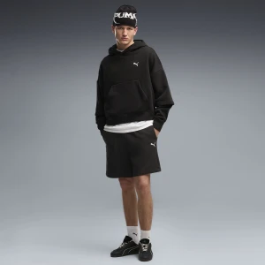 PUMA Męskie szorty Essentials o luźnym kroju, Odzież, Czarny
