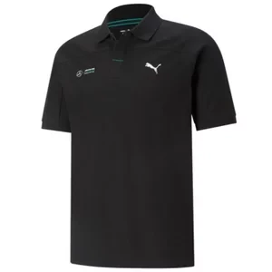 Puma Mercedes F1 Polo 599614-01, Męskie, Czarne, koszulki polo, bawełna, rozmiar: XS