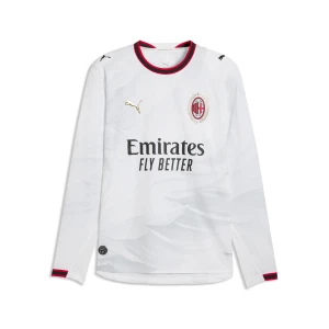 PUMA Męska autentyczna koszulka wyjazdowa z długim rękawem AC Milan 26/27, Akcesoria, Biały