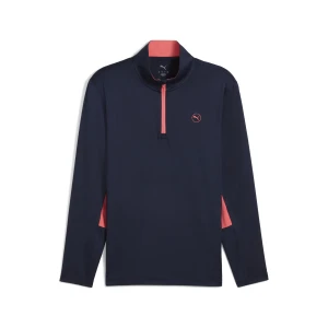 PUMA Męska bluza do golfa Pure 2.0 z zamkiem 1/4, Akcesoria, Niebieski,