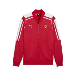 PUMA Męska bluza dresowa Scuderia Ferrari MT7, Akcesoria, Czerwony,