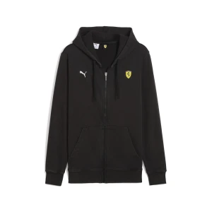 PUMA Męska bluza dresowa z kapturem Scuderia Ferrari Sportswear, Akcesoria, Czarny,