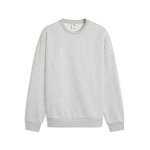PUMA Męska bluza Essentials Elevated Relaxed z okrągłym dekoltem, Odzież, Szary
