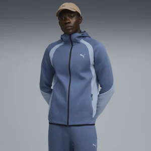 PUMA Męska bluza Evostripe z kapturem, Akcesoria, Niebieski,
