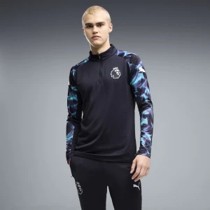 PUMA Męska bluza Premier League Reactivity o wąskim kroju z zamkiem 1/4, Akcesoria, Niebieski