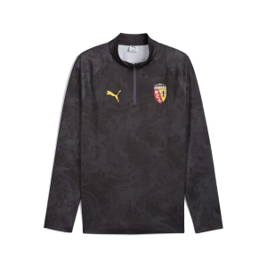 PUMA Męska bluza przedmeczowa z zamkiem 1/4 RC Lens, Akcesoria, Szary,