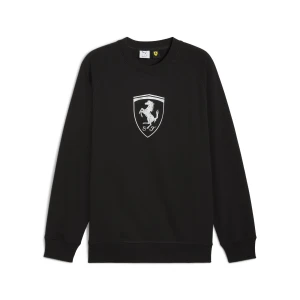 PUMA Męska bluza Scuderia Ferrari Sportswear Shield, Akcesoria, Czarny,