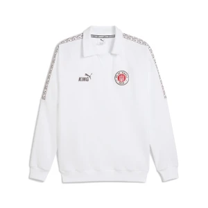 PUMA Męska bluza treningowa FC St. Pauli KING, Akcesoria, Biały,
