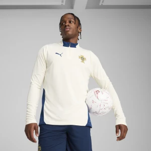PUMA Męska bluza treningowa z zamkiem 1/4 Portugalia, Odzież, Beżowy,