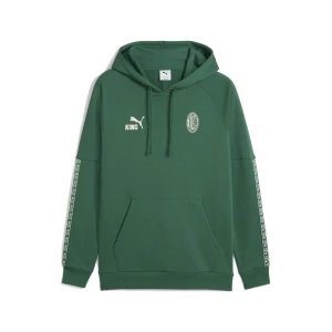 PUMA Męska bluza z kapturem AC Milan KING, Akcesoria, Zielony,