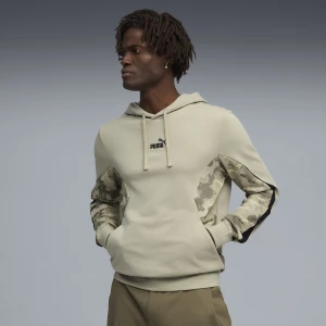 PUMA Męska bluza z kapturem Camo, Odzież, Beżowy,