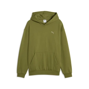 PUMA Męska bluza z kapturem Essentials Elevated o luźnym kroju, Akcesoria, Zielony