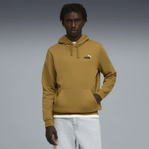 PUMA Męska bluza z kapturem Essentials z małym dwukolorowym logo No. 1, Akcesoria, Brązowy,