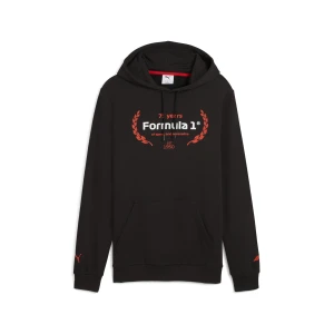 PUMA Męska bluza z kapturem F1® Essentials z logo i grafiką, Akcesoria, Czarny,