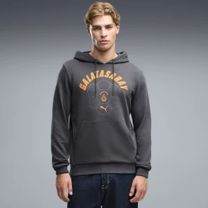 PUMA Męska bluza z kapturem Galatasaray .K. ftblCulture, Odzież, Szary