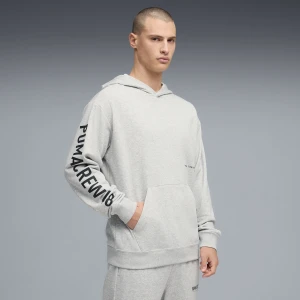 PUMA Męska bluza z kapturem Graphics Training, Akcesoria, Szary,