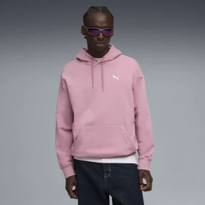Zdjęcie produktu PUMA Męska bluza z kapturem o luźnym kroju WARDROBE ESS, Odzież, Różowy