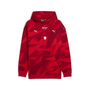 PUMA Męska bluza z kapturem Scuderia Ferrari HP 20 Years of Czerwony, Akcesoria,