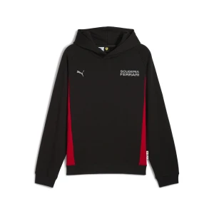 PUMA Męska bluza z kapturem Scuderia Ferrari Lifestyle, Akcesoria, Czarny,