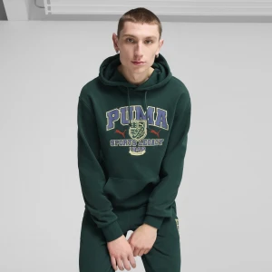 Zdjęcie produktu PUMA Męska bluza z kapturem z grafiką SPORTS LEGACY, Odzież, Zielony
