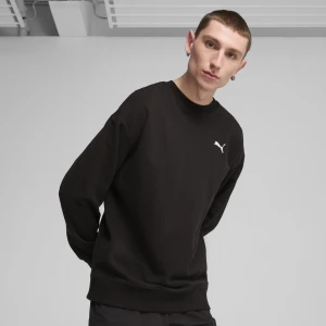 Zdjęcie produktu PUMA Męska bluza z okrągłym dekoltem o luźnym kroju WARDROBE ESS, Odzież, Czarny