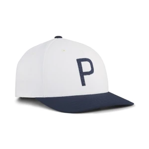 PUMA Męska czapka z daszkiem do golfa Crafted P, Akcesoria, Biały,