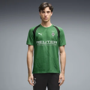 PUMA Męska dopasowana koszulka treningowa Borussia Mönchengladbach, Akcesoria, Zielony