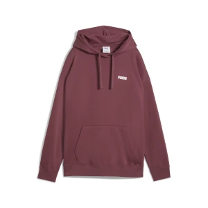 PUMA Męska dzianinowa bluza z kapturem Wardrobe Essentials o luźnym kroju, Odzież, Fioletowy,