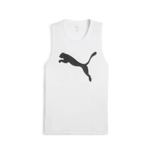 PUMA Męska koszulka bez rękawów TAD ESSENTIALS, Akcesoria, Biały,