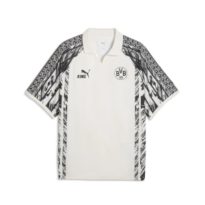 PUMA Męska koszulka Borussia Dortmund KING, Akcesoria, Biały,