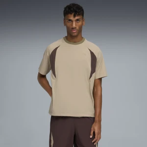 PUMA Męska koszulka CLRT 2G o luźnym kroju, Odzież, Beżowy,
