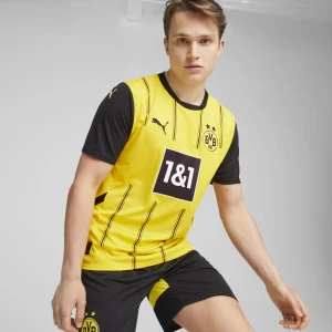 PUMA Męska koszulka domowa Borussia Dortmund 24/25, Odzież, Żółty,