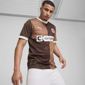 PUMA Męska koszulka domowa FC St. Pauli 24/25, Odzież, Brązowy,