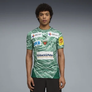 PUMA Męska koszulka domowa Füchse Berlin 25/26, Akcesoria, Zielony,