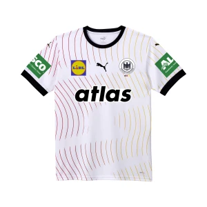 PUMA Męska koszulka domowa reprezentacji Niemiec w piłce ręcznej 2025, Odzież, Biały,