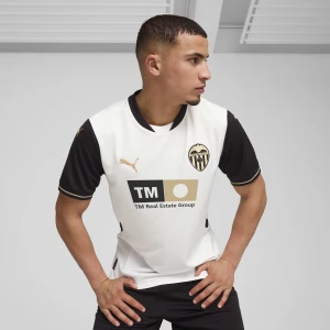 PUMA Męska koszulka domowa Valencia CF 24/25, Odzież, Biały,