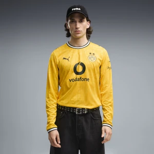 PUMA Męska koszulka domowa z długim rękawem Borussia Dortmund 26/27, Odzież, Żółty,