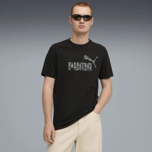 Zdjęcie produktu PUMA Męska koszulka Essentials Camo, Odzież, Czarny,