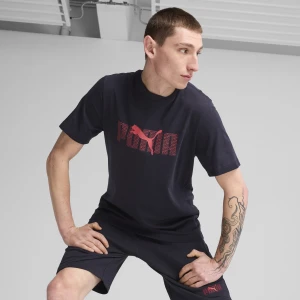 Zdjęcie produktu PUMA Męska koszulka Essentials Logo Lab, Odzież, Niebieski